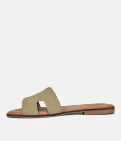 Emma Cactus Green Hermes Inspired Sandals