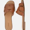 Emma Chic Brown Leather Sandals