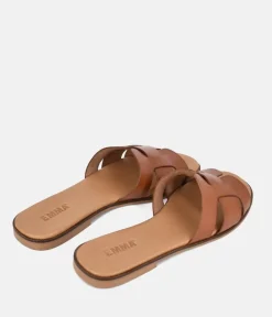 Emma Chic Brown Leather Sandals