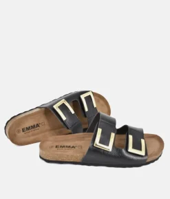 Emma Dressy Black Sandals