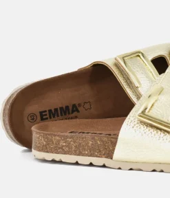 Emma Dressy Metallic Gold Sandals