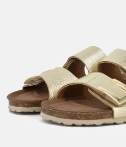 Emma Dressy Metallic Gold Sandals