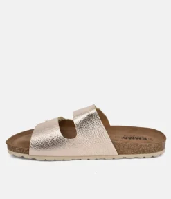 Emma Dressy Metallic Rose Gold Sandals