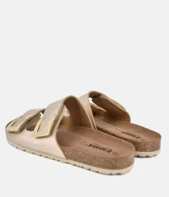 Emma Dressy Metallic Rose Gold Sandals