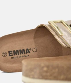 Emma Dressy Metallic Rose Gold Sandals