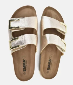Emma Dressy Metallic Rose Gold Sandals