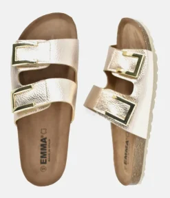 Emma Dressy Metallic Rose Gold Sandals