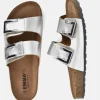 Emma Dressy Metallic Silver Sandals