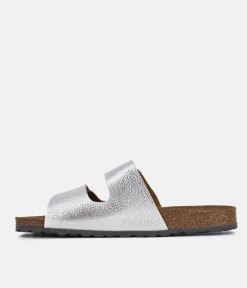 Emma Dressy Metallic Silver Sandals