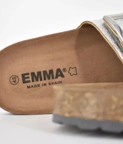 Emma Dressy Metallic Silver Sandals