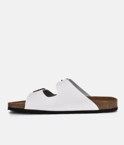 Emma Fashionable White Twin Strap Sandals