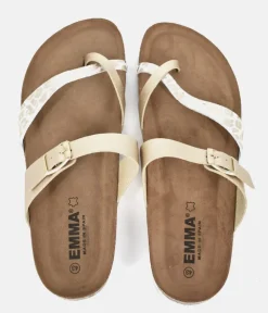 Emma Stylish Leopard/Gold Combi Sandals