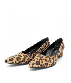 Fab Leopard Print Pointy Toe Block Heels