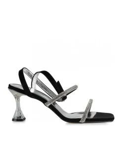 Fabulous Black Diamante Heels