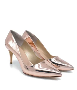 Fabulous Metallic Copper Stiletto Heels