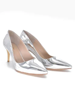 Fabulous Metallic Silver Stiletto Heels