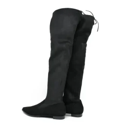 Fabulous Over The Knee Black Suede Boots
