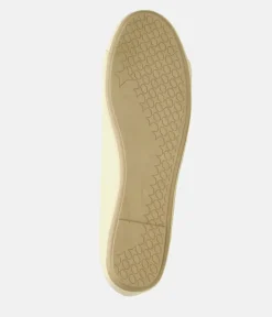 Fashionable Beige Round Toe Ballerina Shoes