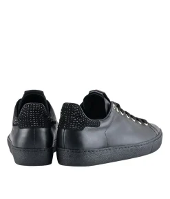 Fashionable HÖGL Sneaker with Sparkling Swarovski® Crystals – Black