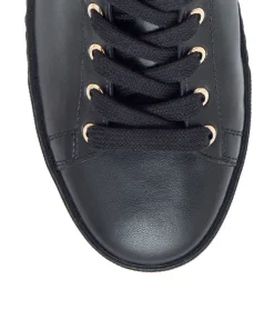 Fashionable HÖGL Sneaker with Sparkling Swarovski® Crystals – Black