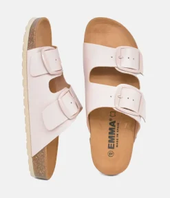 Fashionable Pale Pink Twin Strap Sandal