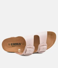 Fashionable Pale Pink Twin Strap Sandal