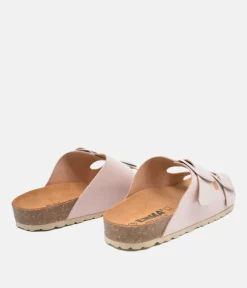 Fashionable Pale Pink Twin Strap Sandal