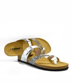 Fashionable Vegan Leopard and Metallic Sandals