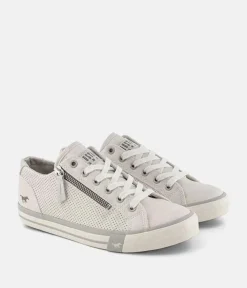 Fashionable White Mustang Trainer