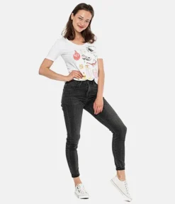 Fashionable White Mustang Trainer