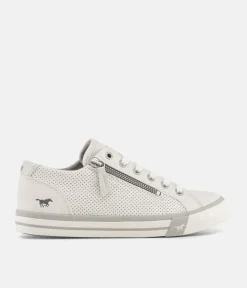 Fashionable White Mustang Trainer