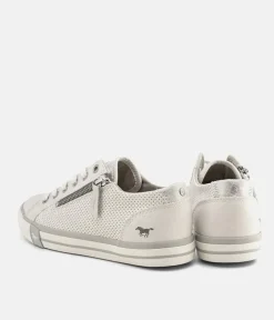 Fashionable White Mustang Trainer