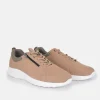 Forelli Beige Nubuck Orthopedic Comfort Sneakers
