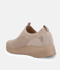 Forelli Beige Orthopedic Comfort Sneakers