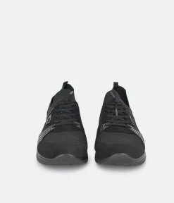 Forelli Black Orthopedic Comfort Sneakers