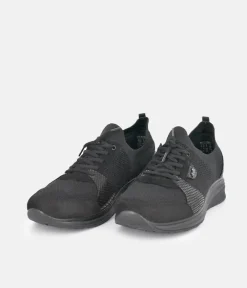 Forelli Black Orthopedic Comfort Sneakers