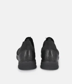 Forelli Black Orthopedic Comfort Sneakers