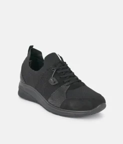 Forelli Black Orthopedic Comfort Sneakers