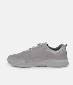 Forelli Grey Nubuck Orthopedic Comfort Sneakers