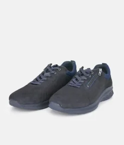 Forelli Navy Orthopedic Comfort Sneakers