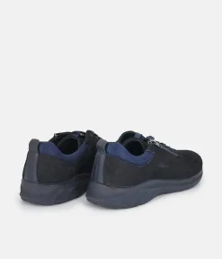 Forelli Navy Orthopedic Comfort Sneakers