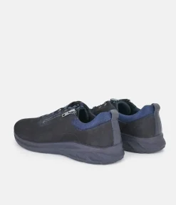 Forelli Navy Orthopedic Comfort Sneakers