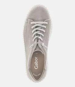 Gabor Casual Beige Suede Slip On Trainers