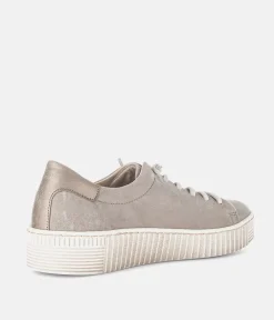 Gabor Casual Beige Suede Slip On Trainers