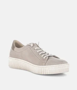 Gabor Casual Beige Suede Slip On Trainers