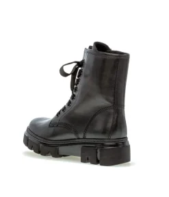 Gabor Casual Black Leather Laced Ankle Boots