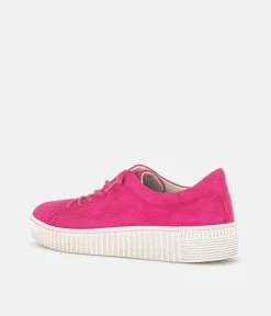 Gabor Casual Pink Slip On Trainers