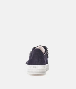 Gabor Chunky Navy Suede Trainers