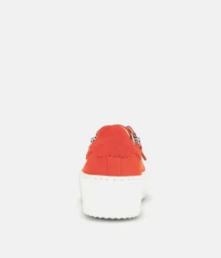 Gabor Chunky Pumpkin Orange Trainers