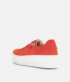Gabor Chunky Pumpkin Orange Trainers